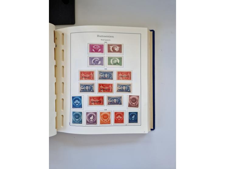 1862/1970, collection in two Schaubek albums, with a good portion of Karl I and other better values such as Mi. No. 154/60, 2