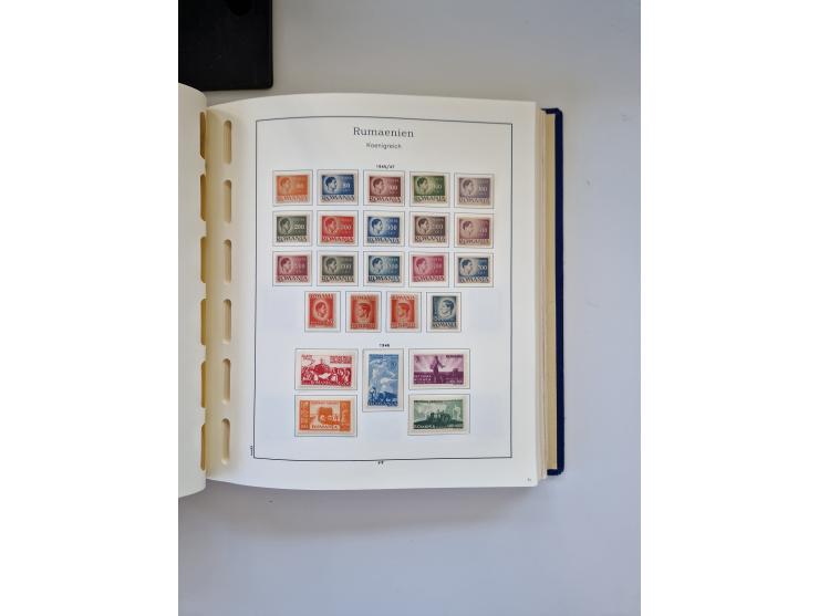 1862/1970, collection in two Schaubek albums, with a good portion of Karl I and other better values such as Mi. No. 154/60, 2