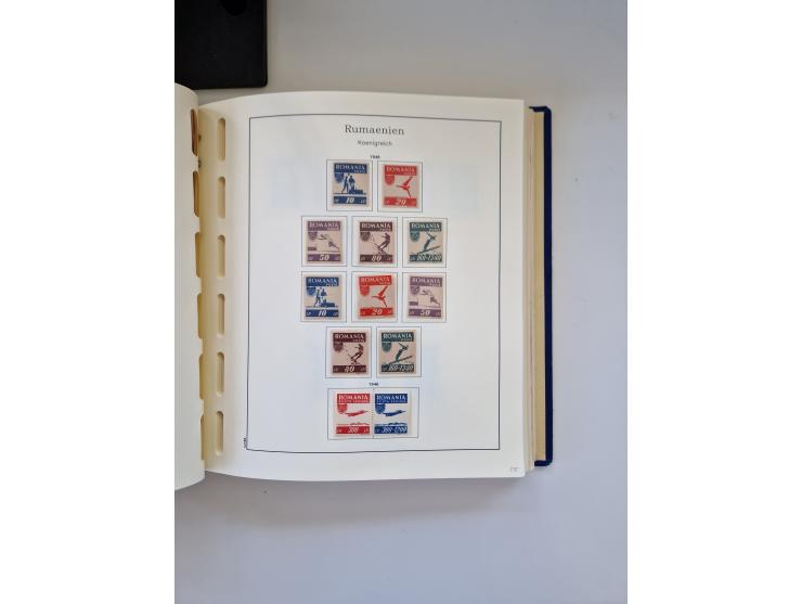 1862/1970, collection in two Schaubek albums, with a good portion of Karl I and other better values such as Mi. No. 154/60, 2