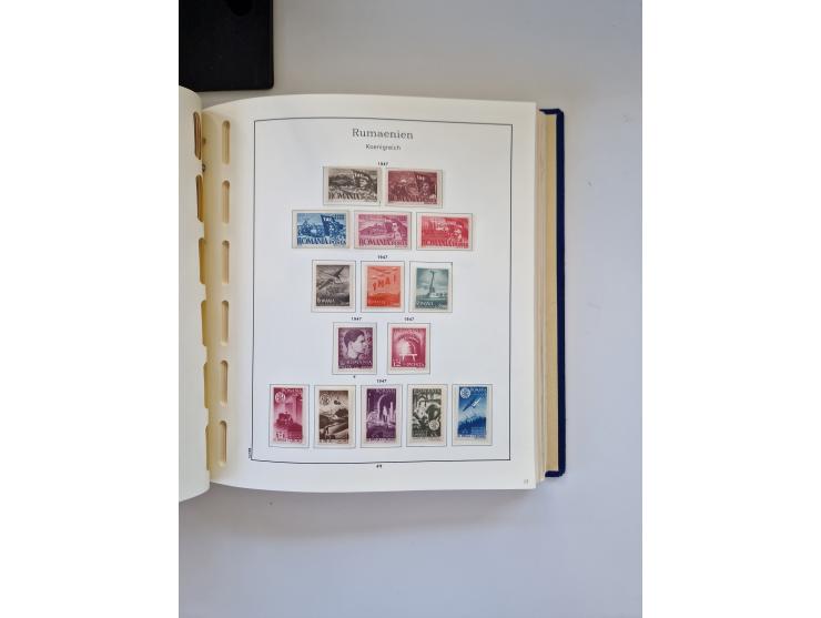 1862/1970, collection in two Schaubek albums, with a good portion of Karl I and other better values such as Mi. No. 154/60, 2