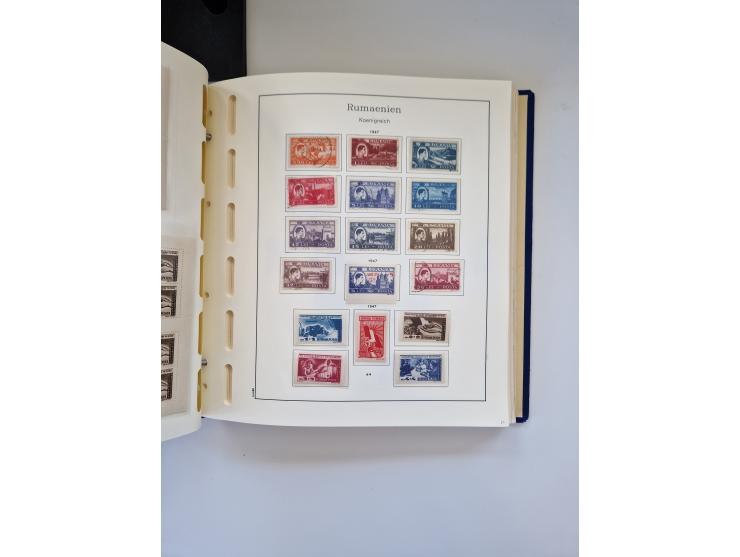 1862/1970, collection in two Schaubek albums, with a good portion of Karl I and other better values such as Mi. No. 154/60, 2