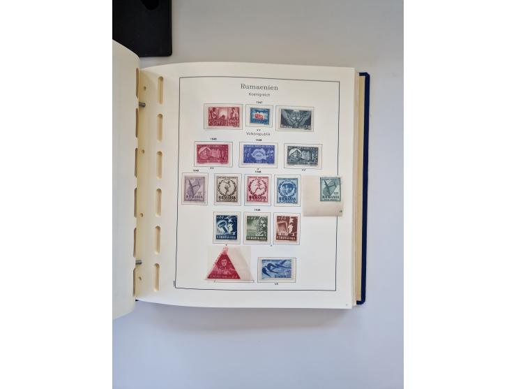 1862/1970, collection in two Schaubek albums, with a good portion of Karl I and other better values such as Mi. No. 154/60, 2