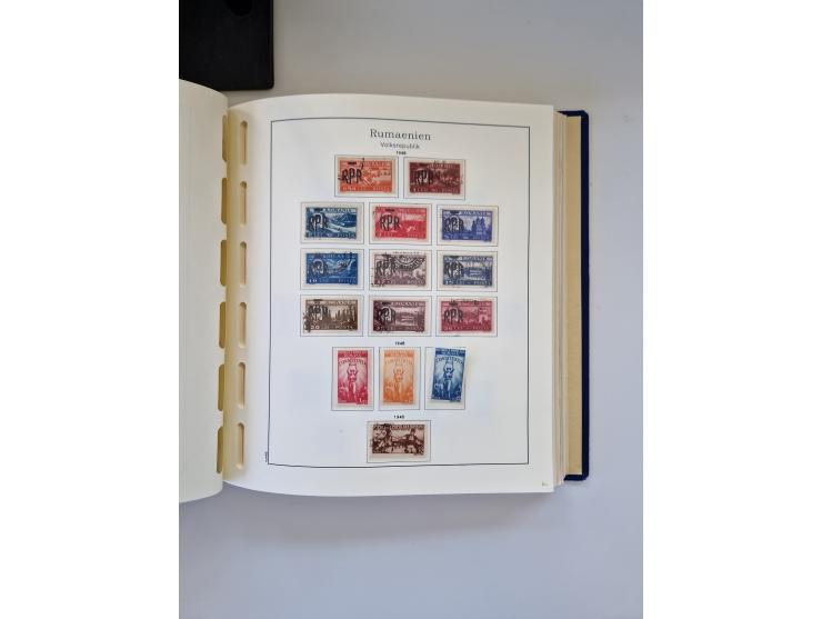 1862/1970, collection in two Schaubek albums, with a good portion of Karl I and other better values such as Mi. No. 154/60, 2