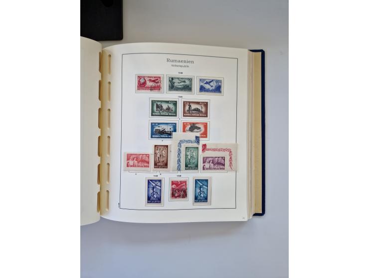 1862/1970, collection in two Schaubek albums, with a good portion of Karl I and other better values such as Mi. No. 154/60, 2