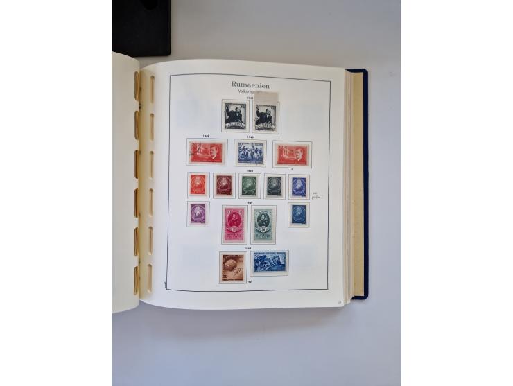 1862/1970, collection in two Schaubek albums, with a good portion of Karl I and other better values such as Mi. No. 154/60, 2