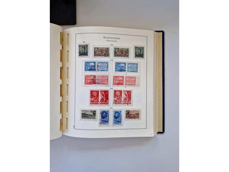 1862/1970, collection in two Schaubek albums, with a good portion of Karl I and other better values such as Mi. No. 154/60, 2