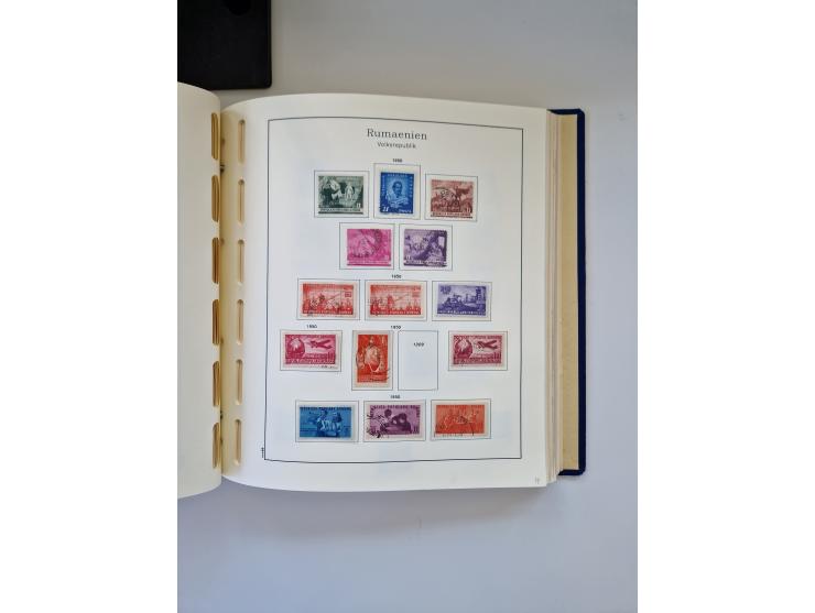 1862/1970, collection in two Schaubek albums, with a good portion of Karl I and other better values such as Mi. No. 154/60, 2