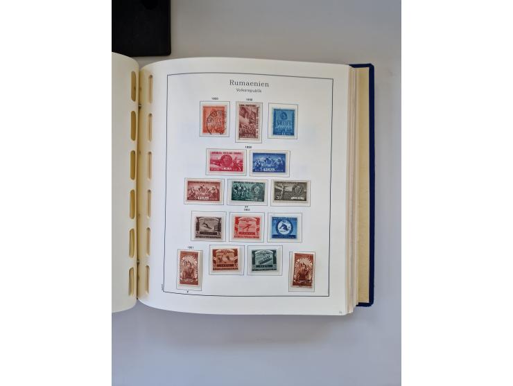 1862/1970, collection in two Schaubek albums, with a good portion of Karl I and other better values such as Mi. No. 154/60, 2