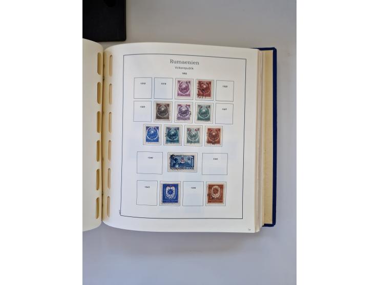 1862/1970, collection in two Schaubek albums, with a good portion of Karl I and other better values such as Mi. No. 154/60, 2