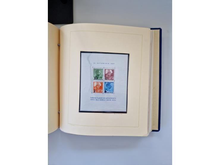 1862/1970, collection in two Schaubek albums, with a good portion of Karl I and other better values such as Mi. No. 154/60, 2