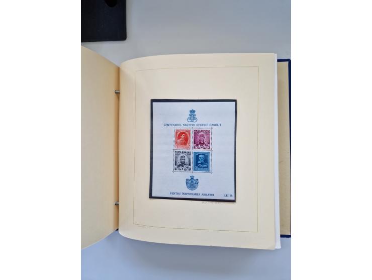 1862/1970, collection in two Schaubek albums, with a good portion of Karl I and other better values such as Mi. No. 154/60, 2