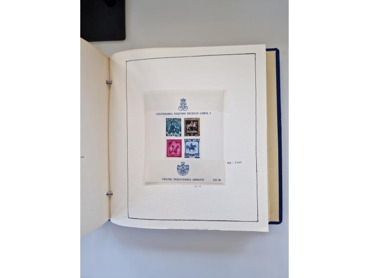 1862/1970, collection in two Schaubek albums, with a good portion of Karl I and other better values such as Mi. No. 154/60, 2