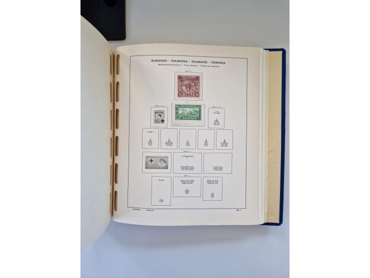 1862/1970, collection in two Schaubek albums, with a good portion of Karl I and other better values such as Mi. No. 154/60, 2