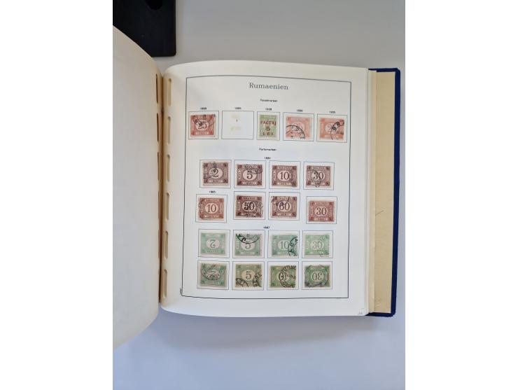 1862/1970, collection in two Schaubek albums, with a good portion of Karl I and other better values such as Mi. No. 154/60, 2