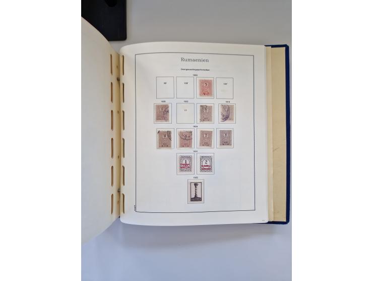 1862/1970, collection in two Schaubek albums, with a good portion of Karl I and other better values such as Mi. No. 154/60, 2