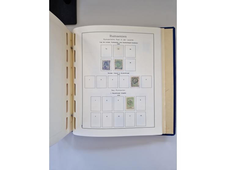 1862/1970, collection in two Schaubek albums, with a good portion of Karl I and other better values such as Mi. No. 154/60, 2