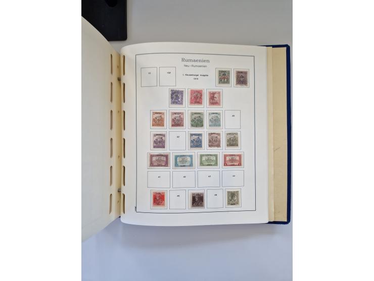 1862/1970, collection in two Schaubek albums, with a good portion of Karl I and other better values such as Mi. No. 154/60, 2