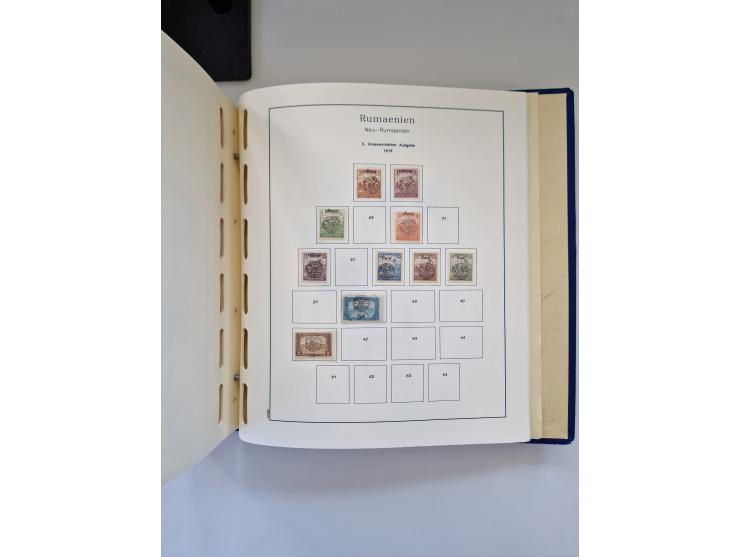 1862/1970, collection in two Schaubek albums, with a good portion of Karl I and other better values such as Mi. No. 154/60, 2