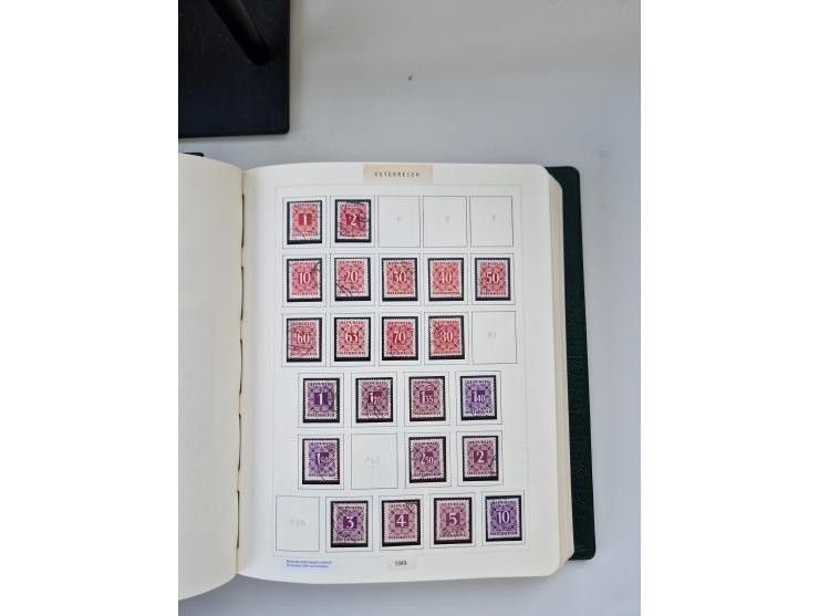 2008, 1850, anfangs meist gestempelte, später ab ca. 1958 postfrische in den Hauptnummern komplette Sammlung, inkl. Dienst- u