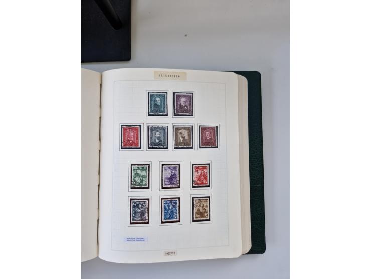 2008, 1850, anfangs meist gestempelte, später ab ca. 1958 postfrische in den Hauptnummern komplette Sammlung, inkl. Dienst- u