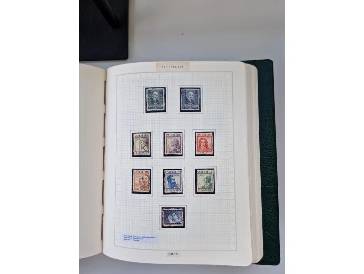 2008, 1850, anfangs meist gestempelte, später ab ca. 1958 postfrische in den Hauptnummern komplette Sammlung, inkl. Dienst- u