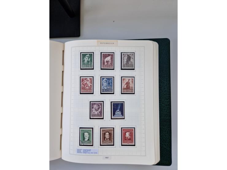 2008, 1850, anfangs meist gestempelte, später ab ca. 1958 postfrische in den Hauptnummern komplette Sammlung, inkl. Dienst- u