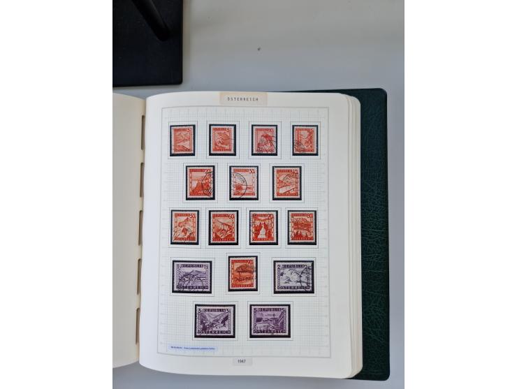 2008, 1850, anfangs meist gestempelte, später ab ca. 1958 postfrische in den Hauptnummern komplette Sammlung, inkl. Dienst- u