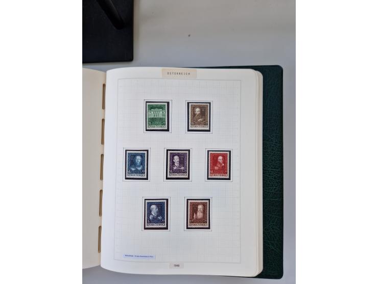 2008, 1850, anfangs meist gestempelte, später ab ca. 1958 postfrische in den Hauptnummern komplette Sammlung, inkl. Dienst- u