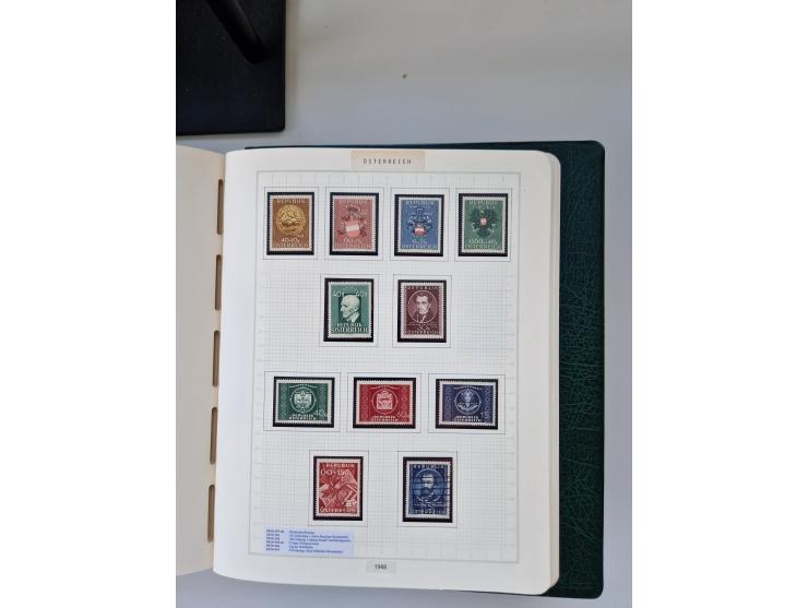 2008, 1850, anfangs meist gestempelte, später ab ca. 1958 postfrische in den Hauptnummern komplette Sammlung, inkl. Dienst- u