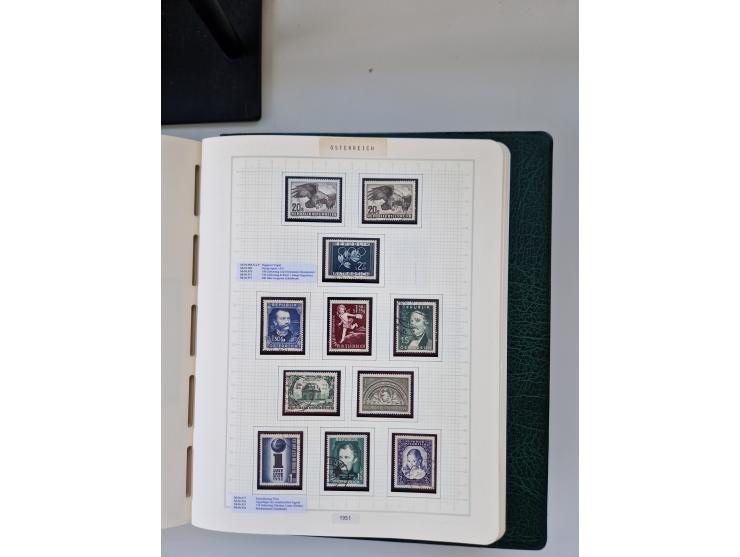 2008, 1850, anfangs meist gestempelte, später ab ca. 1958 postfrische in den Hauptnummern komplette Sammlung, inkl. Dienst- u