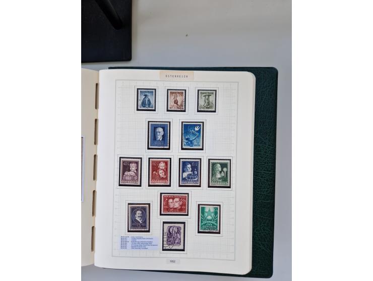 2008, 1850, anfangs meist gestempelte, später ab ca. 1958 postfrische in den Hauptnummern komplette Sammlung, inkl. Dienst- u