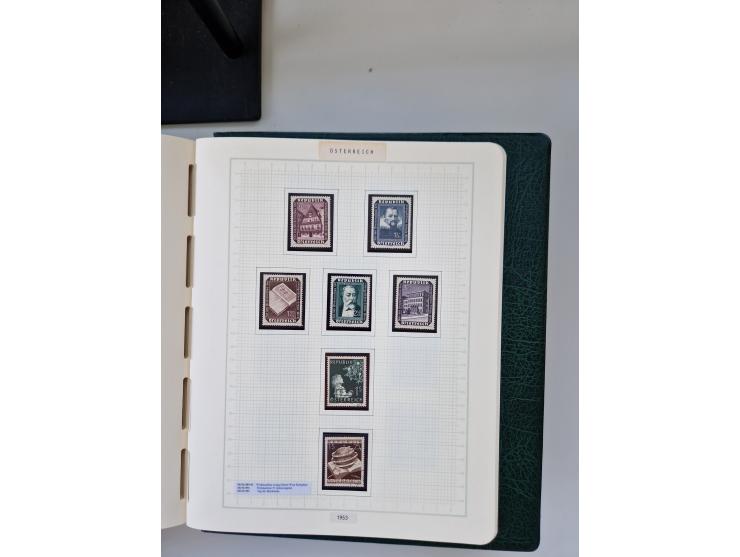 2008, 1850, anfangs meist gestempelte, später ab ca. 1958 postfrische in den Hauptnummern komplette Sammlung, inkl. Dienst- u