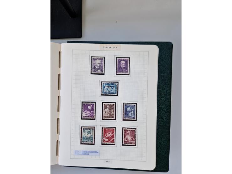 2008, 1850, anfangs meist gestempelte, später ab ca. 1958 postfrische in den Hauptnummern komplette Sammlung, inkl. Dienst- u