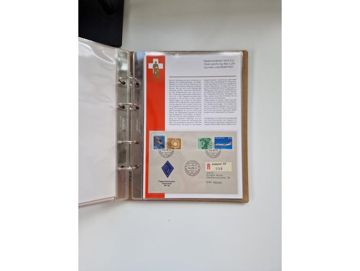 1914/40 (ca.), viele hundert Marken und Belege in 3 großen Steckbüchern, dazu einige moderne Feldpostbriefe