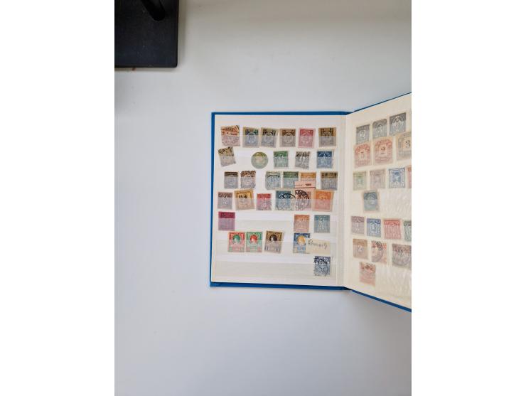 1880/1900 (ca.), einige hundert Werte in 4 kleinen Steckbüchern&nbsp;