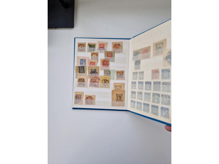 1880/1900 (ca.), einige hundert Werte in 4 kleinen Steckbüchern&nbsp;