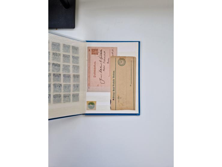 1880/1900 (ca.), einige hundert Werte in 4 kleinen Steckbüchern&nbsp;