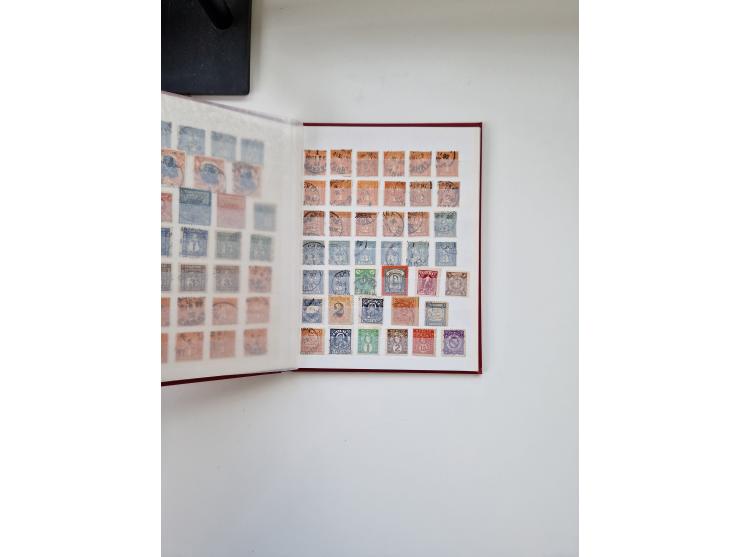 1880/1900 (ca.), einige hundert Werte in 4 kleinen Steckbüchern&nbsp;