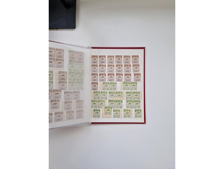 1880/1900 (ca.), einige hundert Werte in 4 kleinen Steckbüchern&nbsp;