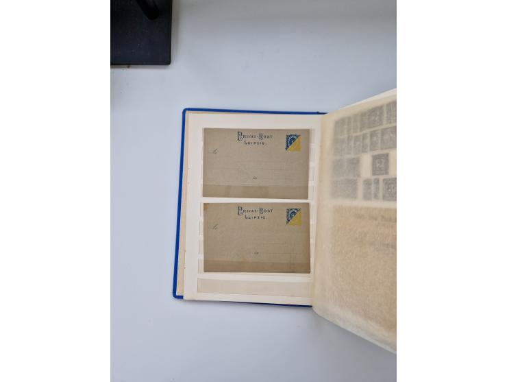 1880/1900 (ca.), einige hundert Werte in 4 kleinen Steckbüchern&nbsp;