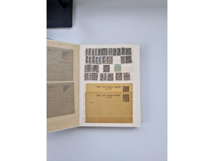 1880/1900 (ca.), einige hundert Werte in 4 kleinen Steckbüchern&nbsp;