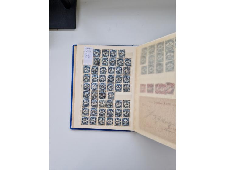 1880/1900 (ca.), einige hundert Werte in 4 kleinen Steckbüchern&nbsp;