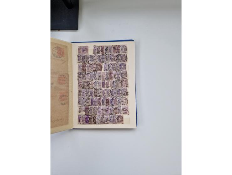 1880/1900 (ca.), einige hundert Werte in 4 kleinen Steckbüchern&nbsp;