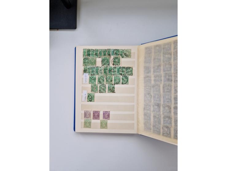 1880/1900 (ca.), einige hundert Werte in 4 kleinen Steckbüchern&nbsp;