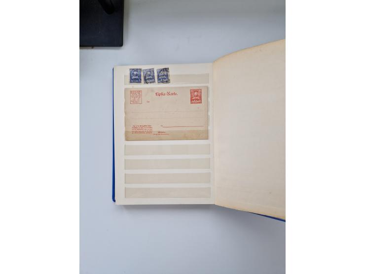 1880/1900 (ca.), einige hundert Werte in 4 kleinen Steckbüchern&nbsp;