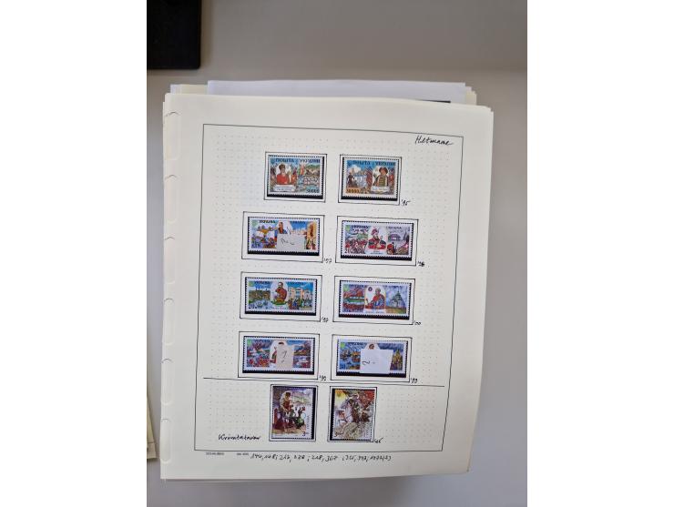 Eastern Europe: 1918/2021, extensive mint never hinged worldwide collection with many thematic stamps and souvenir sheets on 