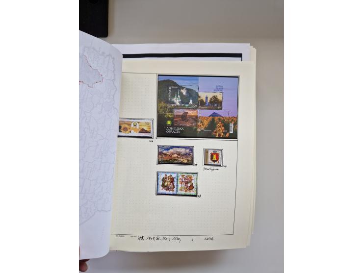 Eastern Europe: 1918/2021, extensive mint never hinged worldwide collection with many thematic stamps and souvenir sheets on 