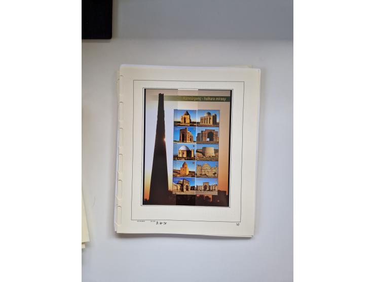 Eastern Europe: 1918/2021, extensive mint never hinged worldwide collection with many thematic stamps and souvenir sheets on 