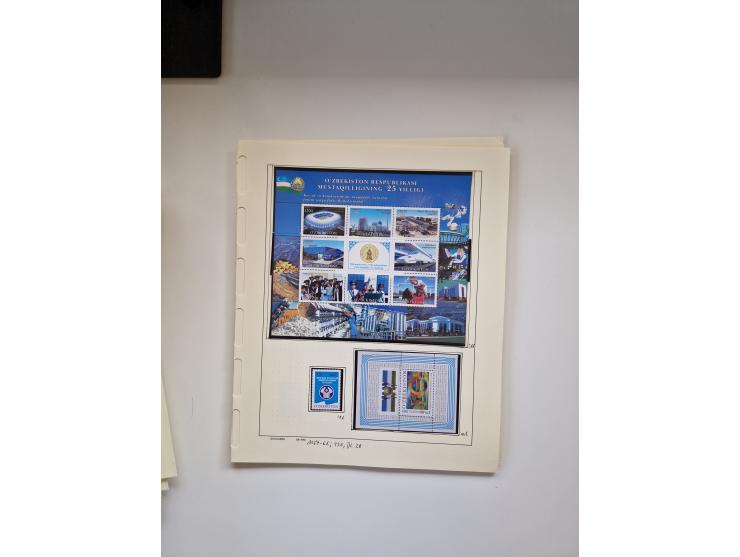 Eastern Europe: 1918/2021, extensive mint never hinged worldwide collection with many thematic stamps and souvenir sheets on 