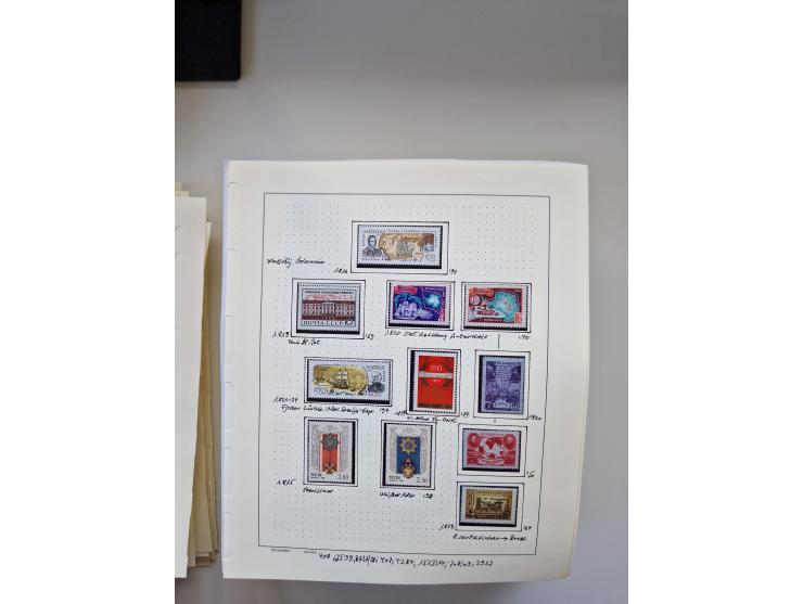 Eastern Europe: 1918/2021, extensive mint never hinged worldwide collection with many thematic stamps and souvenir sheets on 